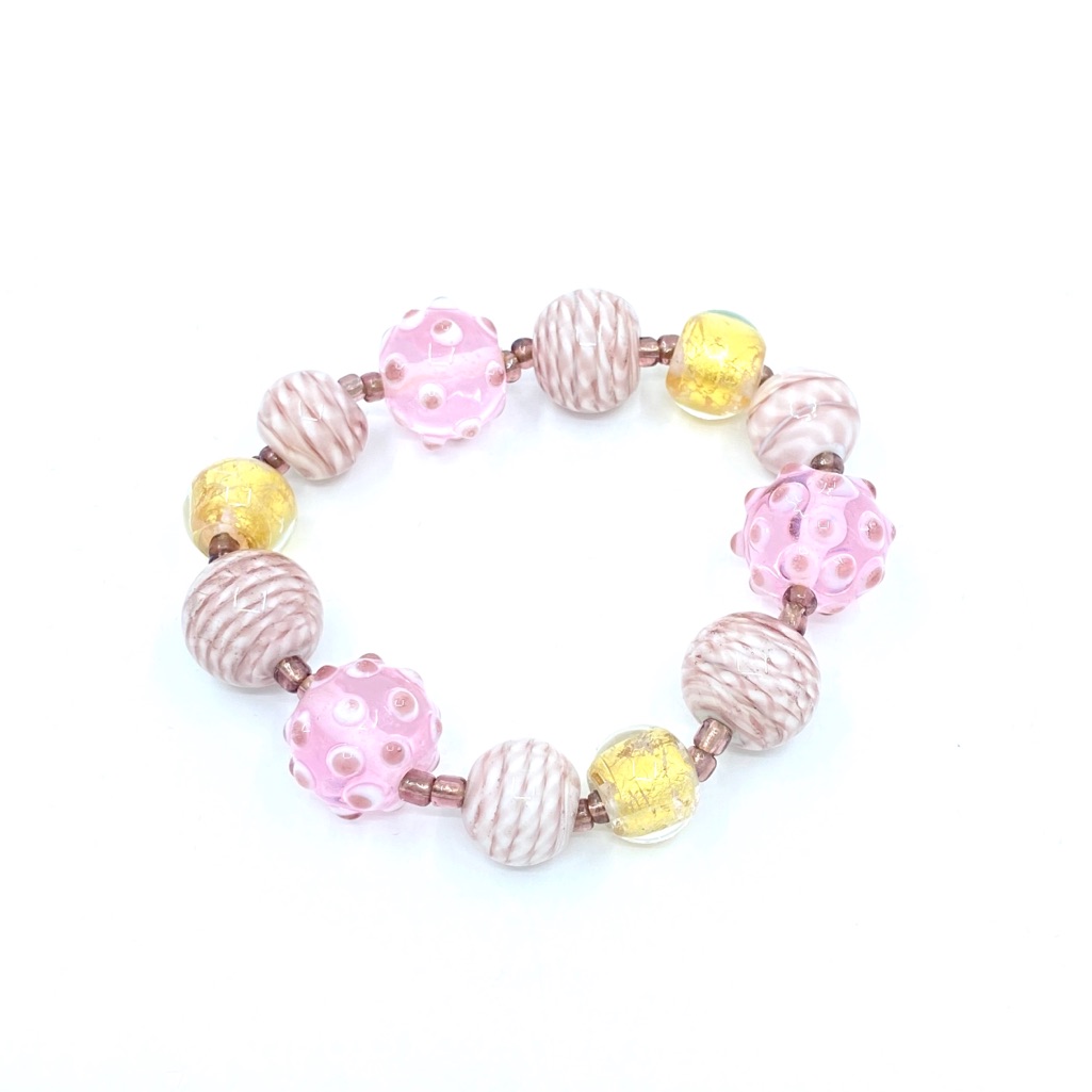 Hand Blown Venetian Glass Bracelet